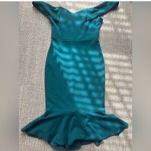 Off the shoulder midi dress